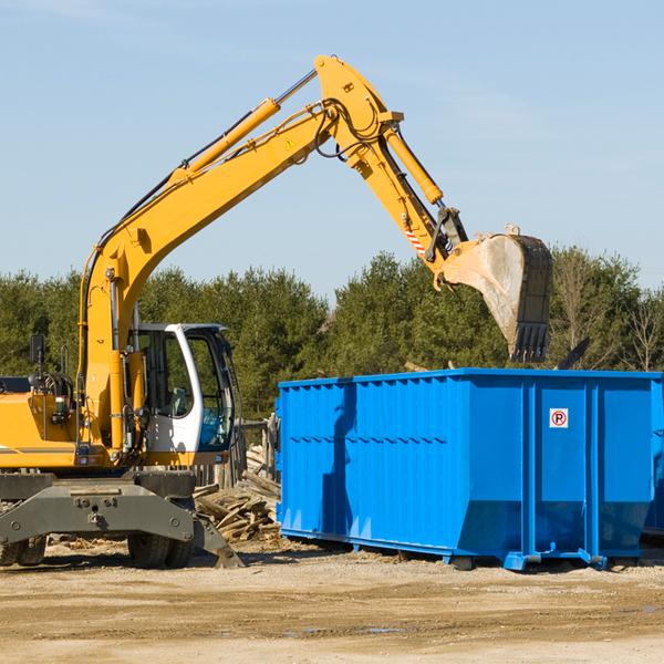 can i request a rental extension for a residential dumpster in Evans WA